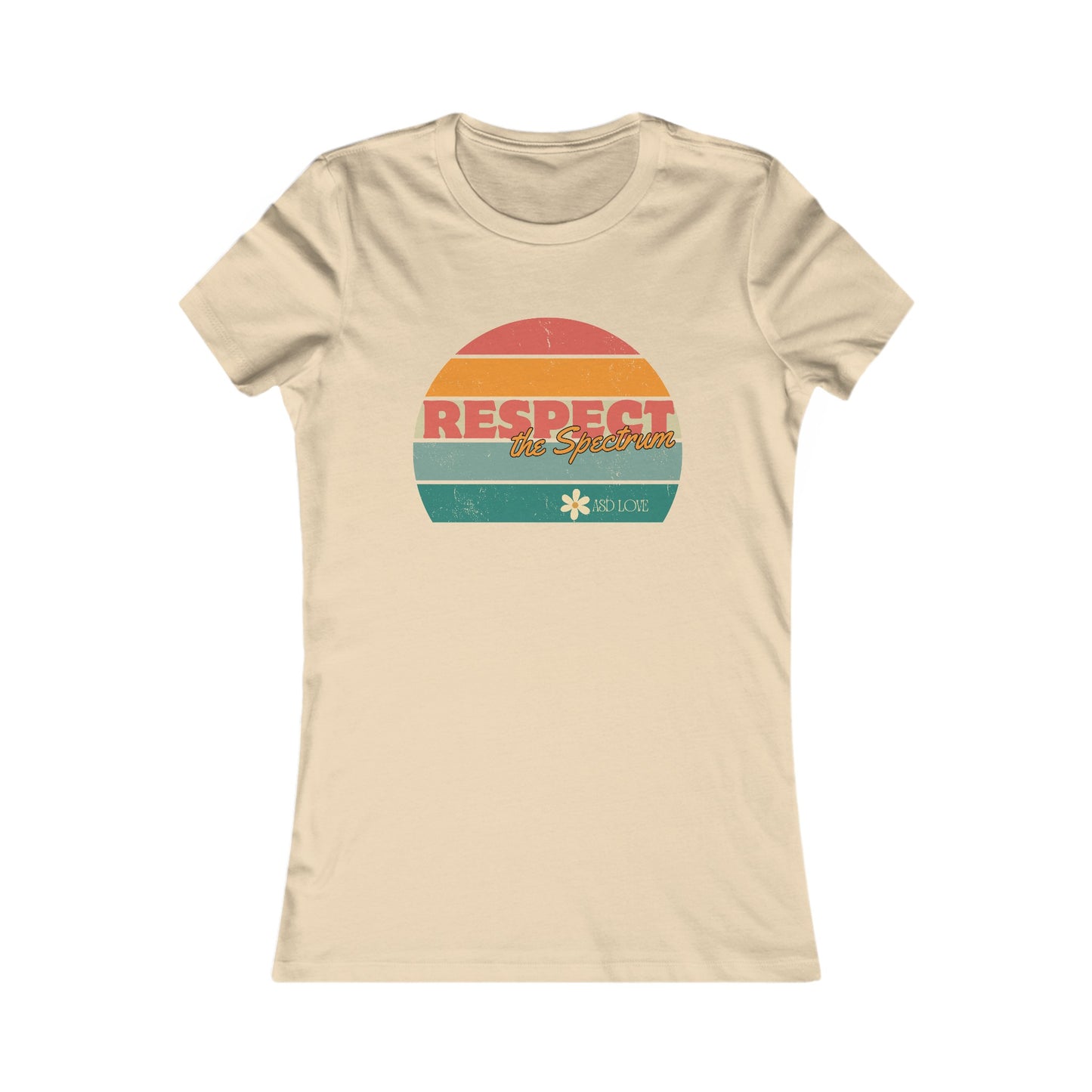 Respect the Spectrum | Women's Favorite Tee | Autism Awareness | Diversity and Inclusivity