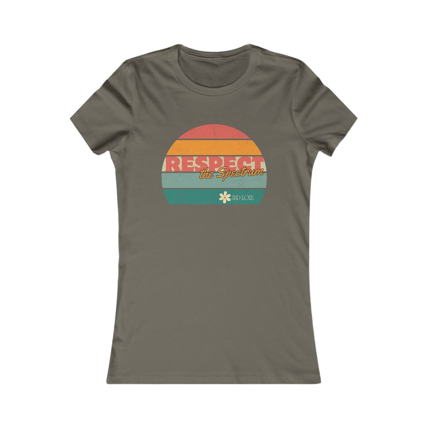 Respect the Spectrum | Women's Favorite Tee | Autism Awareness | Diversity and Inclusivity