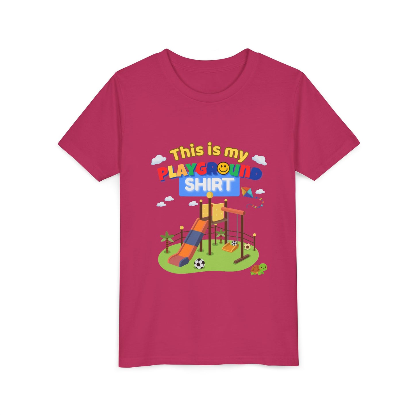 This Is My Playground Shirt Youth Tee | Playground Slide Graphic Shirt