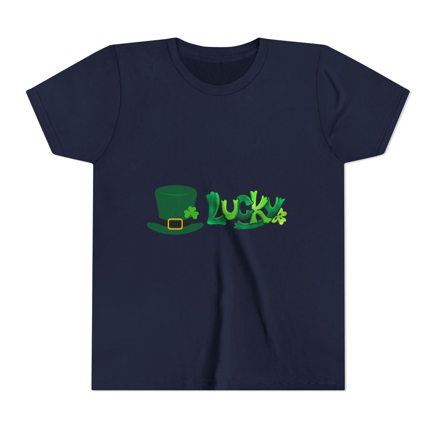 Lucky St. Patricks Day Shamrock Tee | Youth T-Shirt