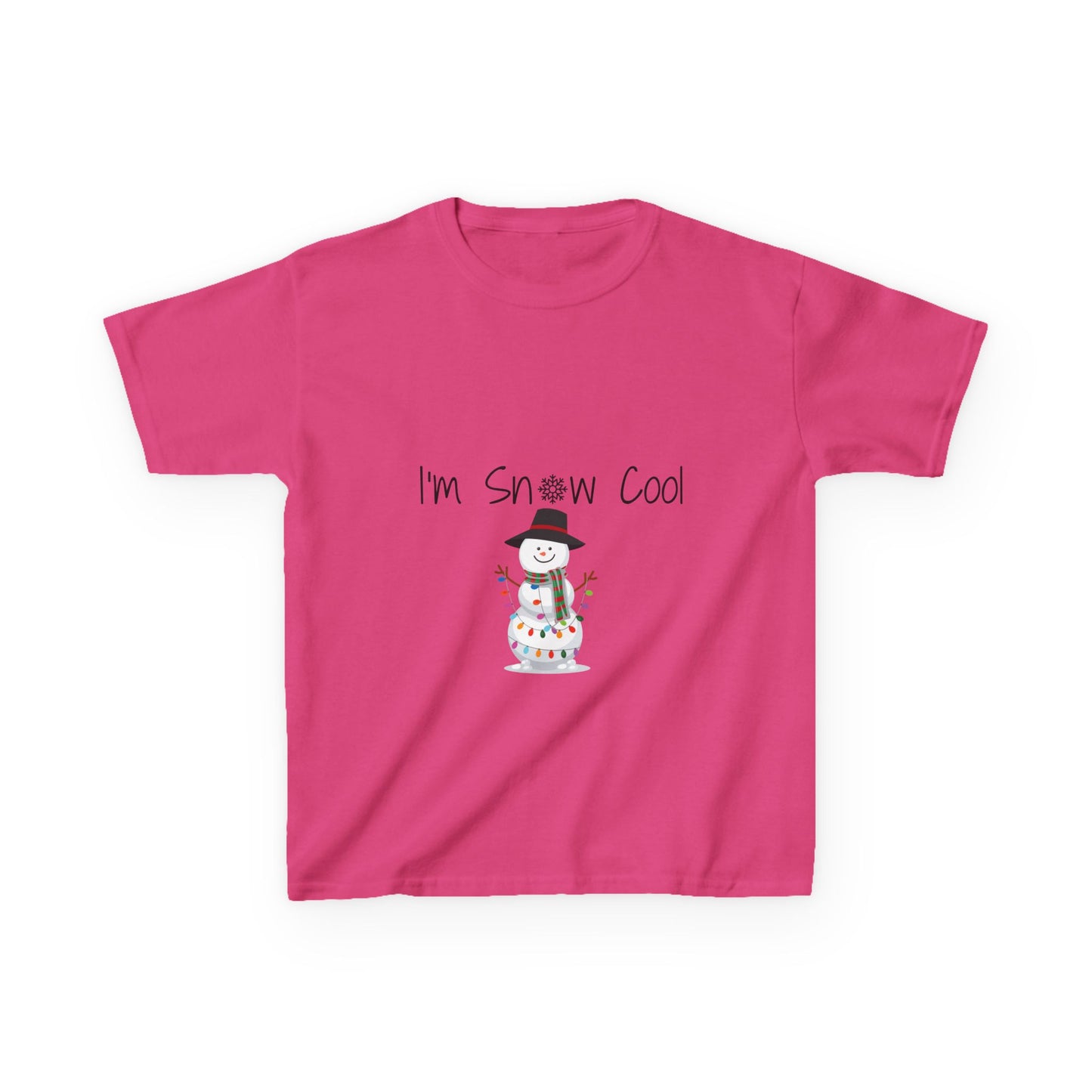 I'm Snow Cool Kids Tee - Fun Holiday Snowman Shirt for Boys and Girls