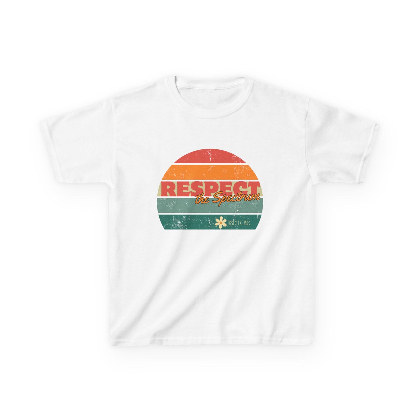Respect the Spectrum - Rainbow Autism Awarness Kids Tee