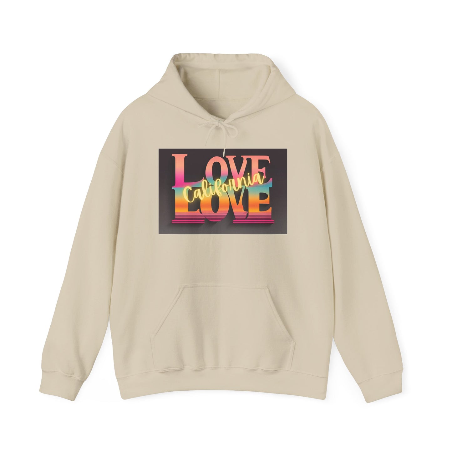 Love, LOVE, California Hoodie (NY) - Cali Love