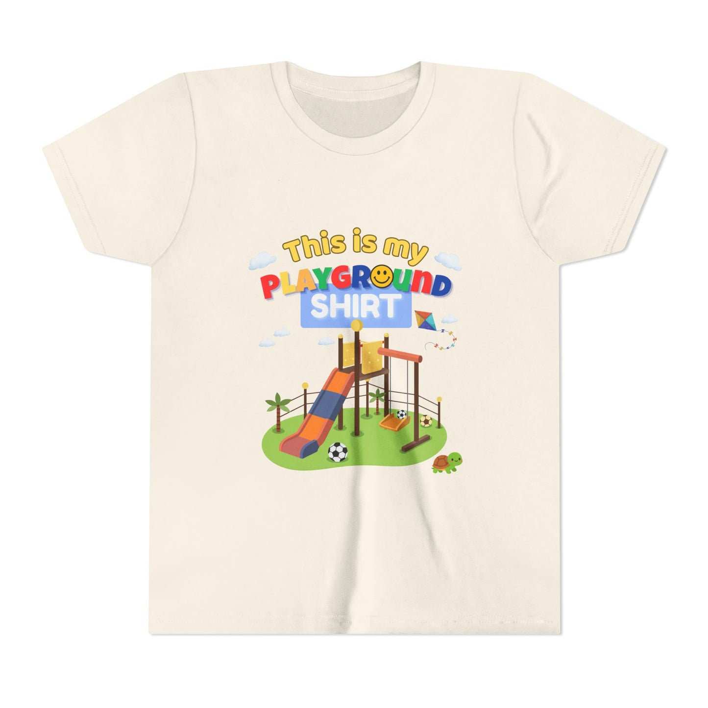 This Is My Playground Shirt Youth Tee | Playground Slide Graphic Shirt