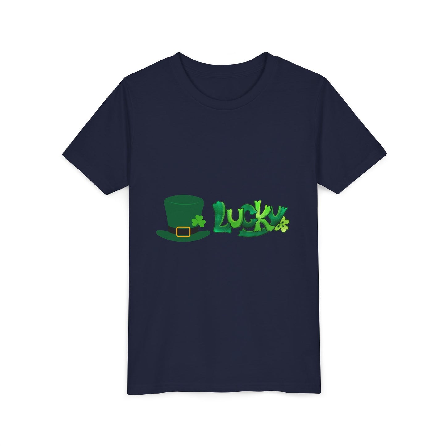 Lucky St. Patricks Day Shamrock Tee | Youth T-Shirt