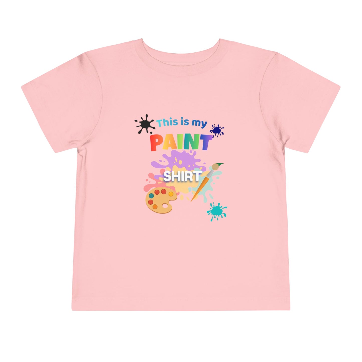 This Is My Paint Shirt Toddler Tee | Kids Painting Art Splash Shirt
