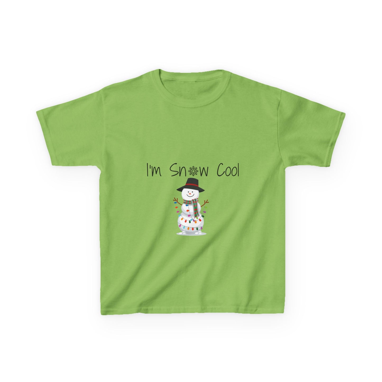 I'm Snow Cool Kids Tee - Fun Holiday Snowman Shirt for Boys and Girls
