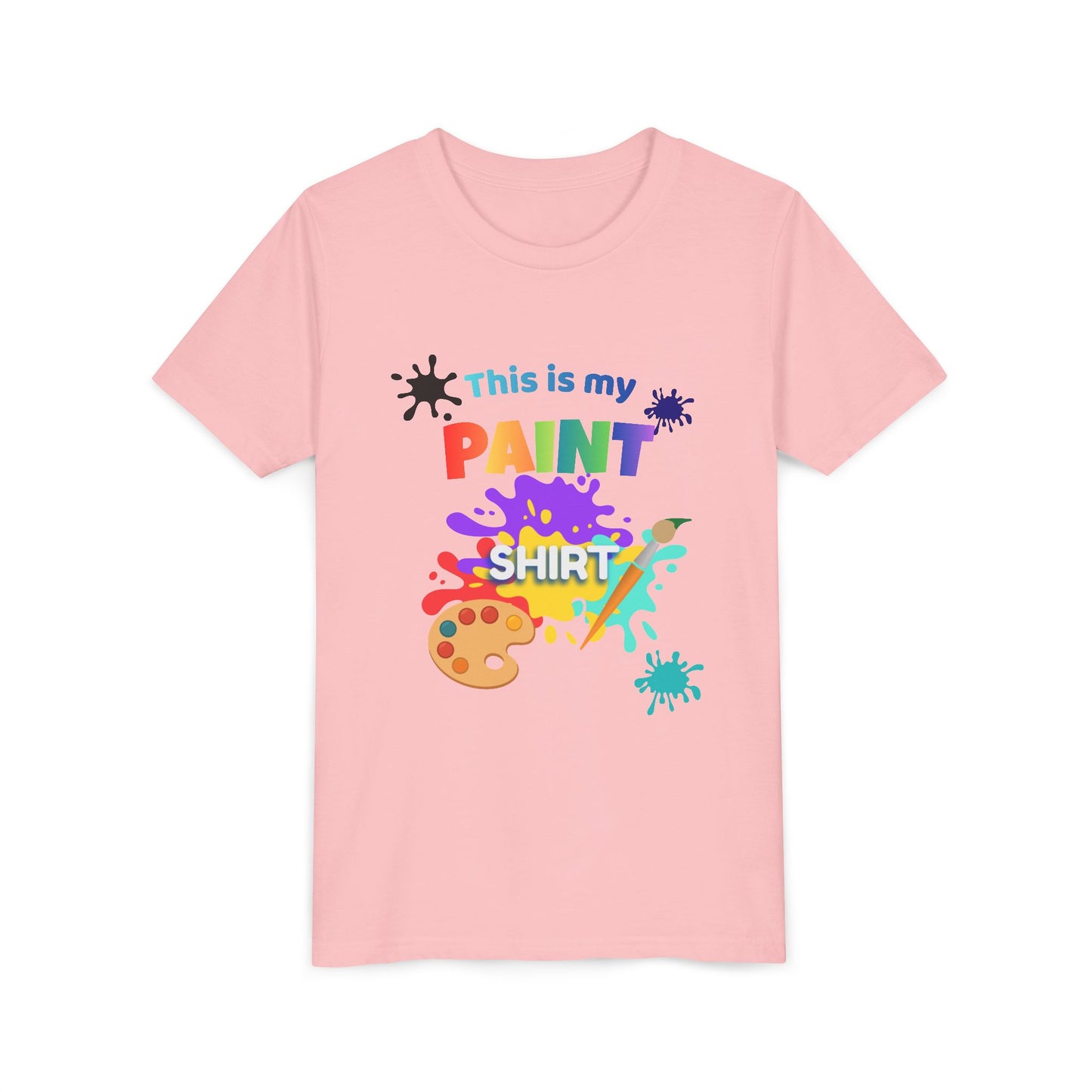 This Is My Paint Shirt Youth Tee SP | Kids Art Palette T-Shirt