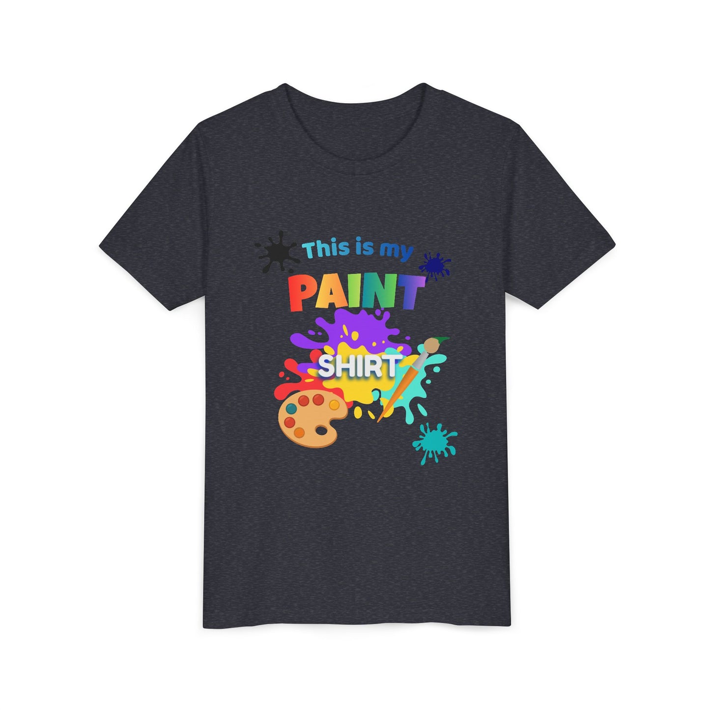 This Is My Paint Shirt Youth Tee SP | Kids Art Palette T-Shirt
