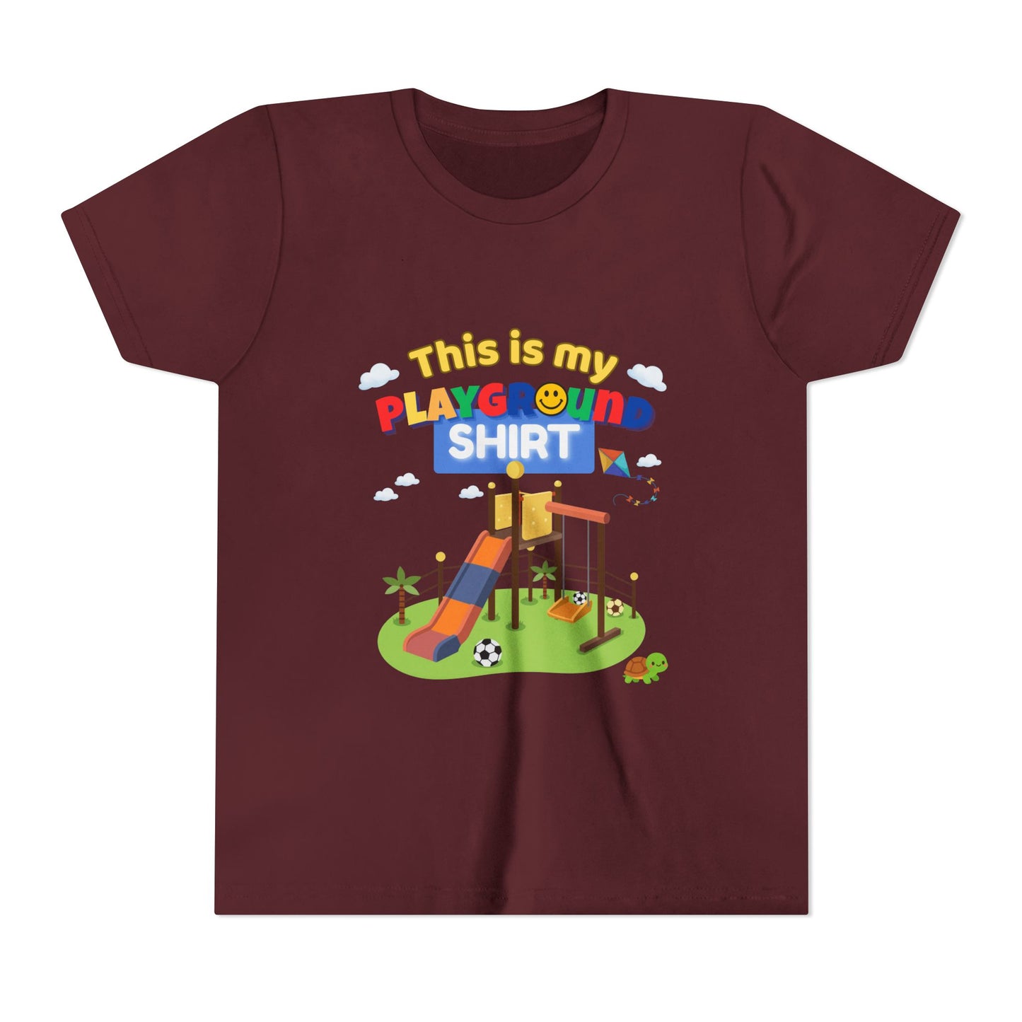 This Is My Playground Shirt Youth Tee | Playground Slide Graphic Shirt