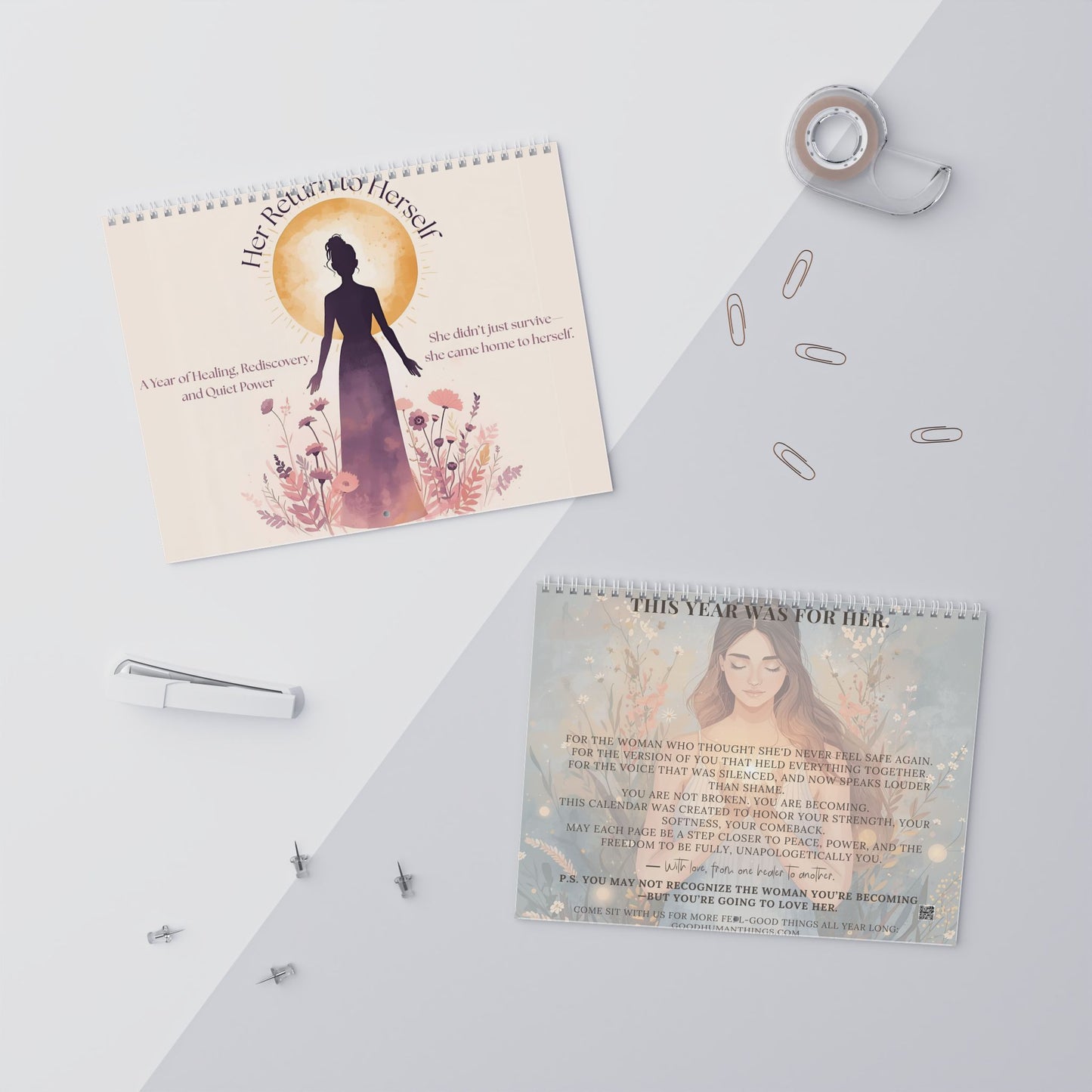 Her Return to Herself - A 2026 Calendar for Healing, Growth and Self-Discovery