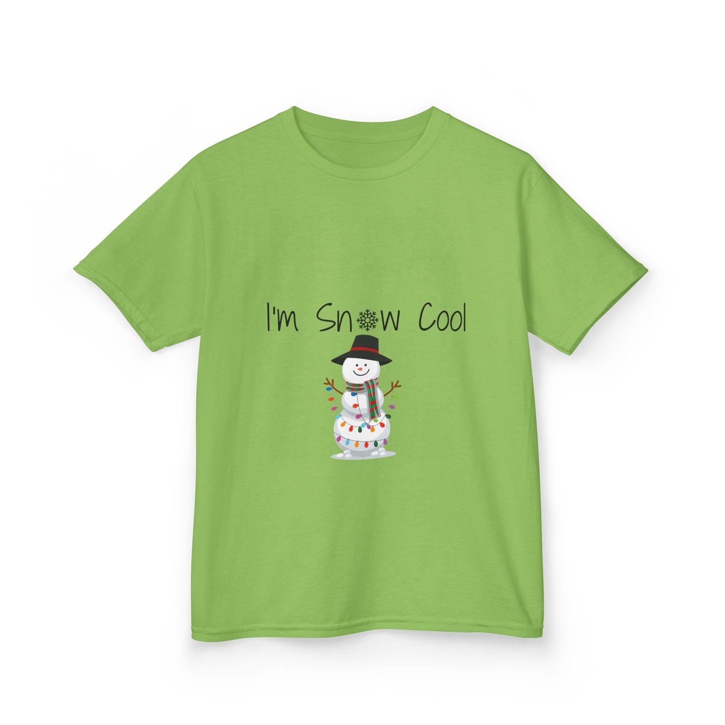 I'm Snow Cool Kids Tee - Fun Holiday Snowman Shirt for Boys and Girls