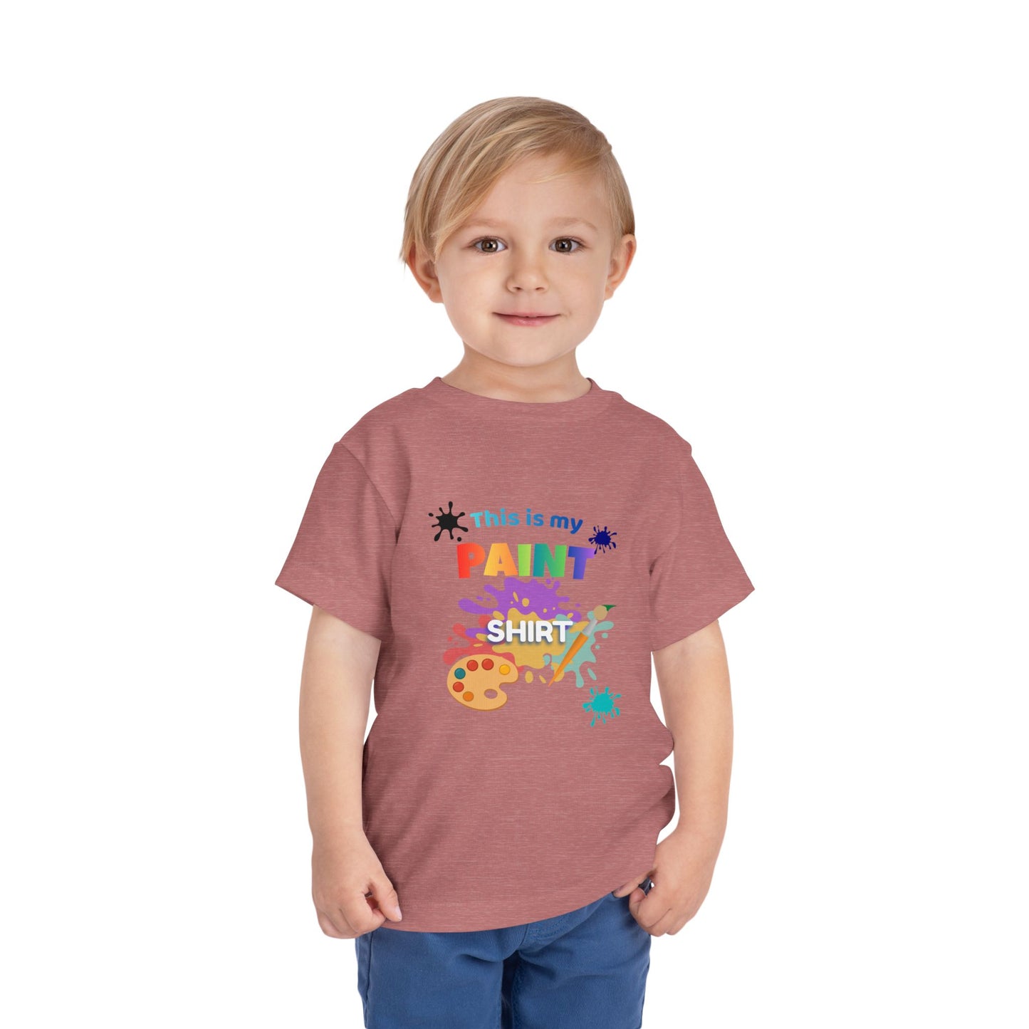 This Is My Paint Shirt Toddler Tee | Kids Painting Art Splash Shirt