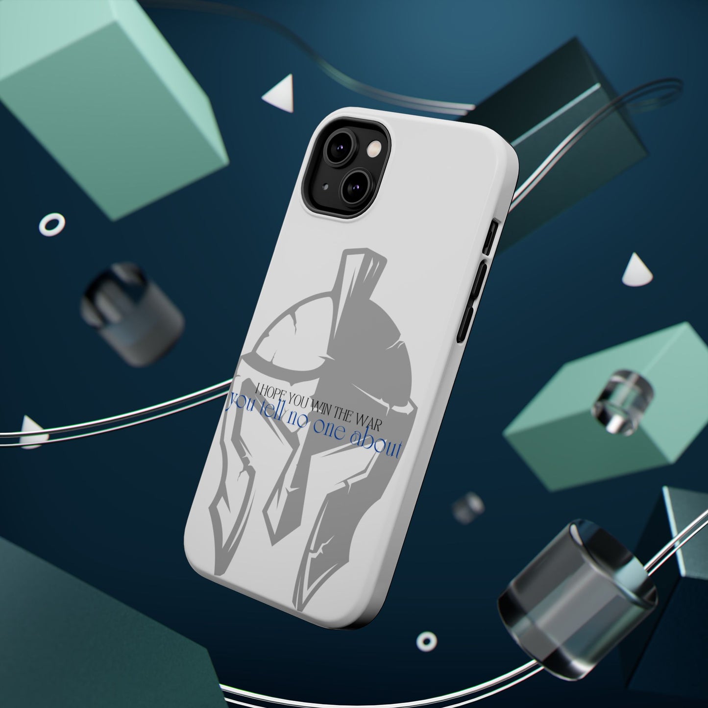 Spartan Strength: Win the War You Tell No One About - Mental Health Awareness Phone Case
