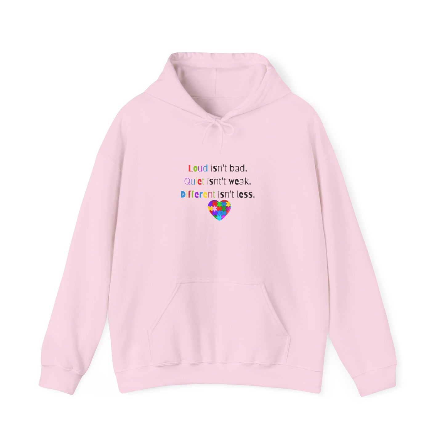Loud. Quiet. Different - Autism Awareness Hoodie