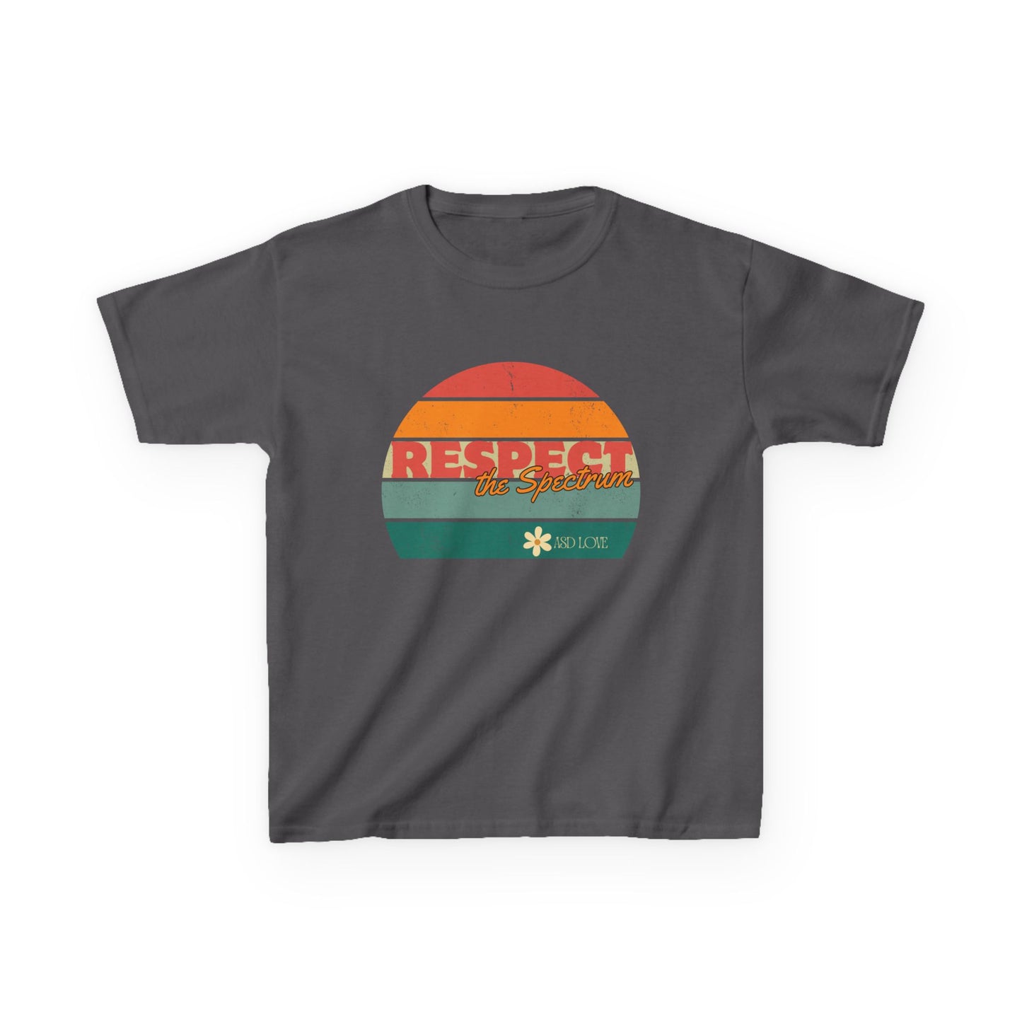 Respect the Spectrum - Rainbow Autism Awarness Kids Tee