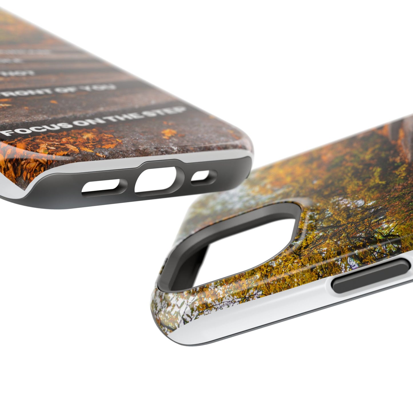 Autumn Steps: Focus on the Journey - Positive Reminder Phone Case