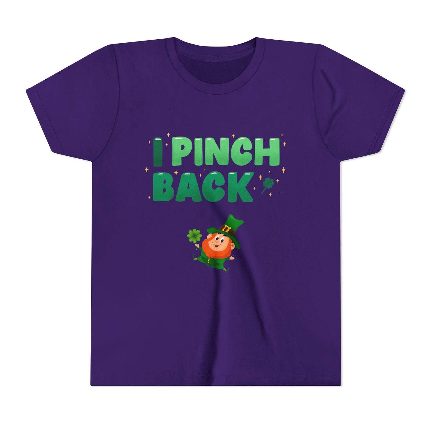 I Pinch Back Leprechaun Kids T-Shirt | St. Patrick's Day Shamrock Tee