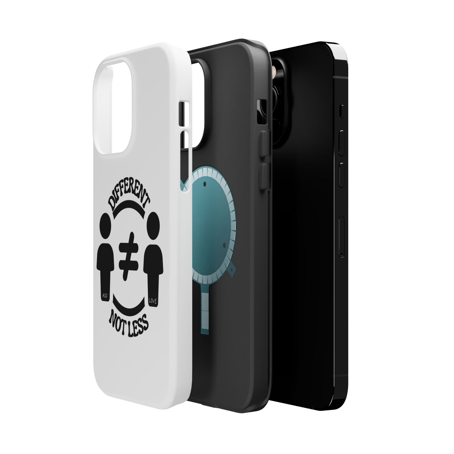 Silhouette Harmony: Different, Not Less - ASD Awareness Phone Case