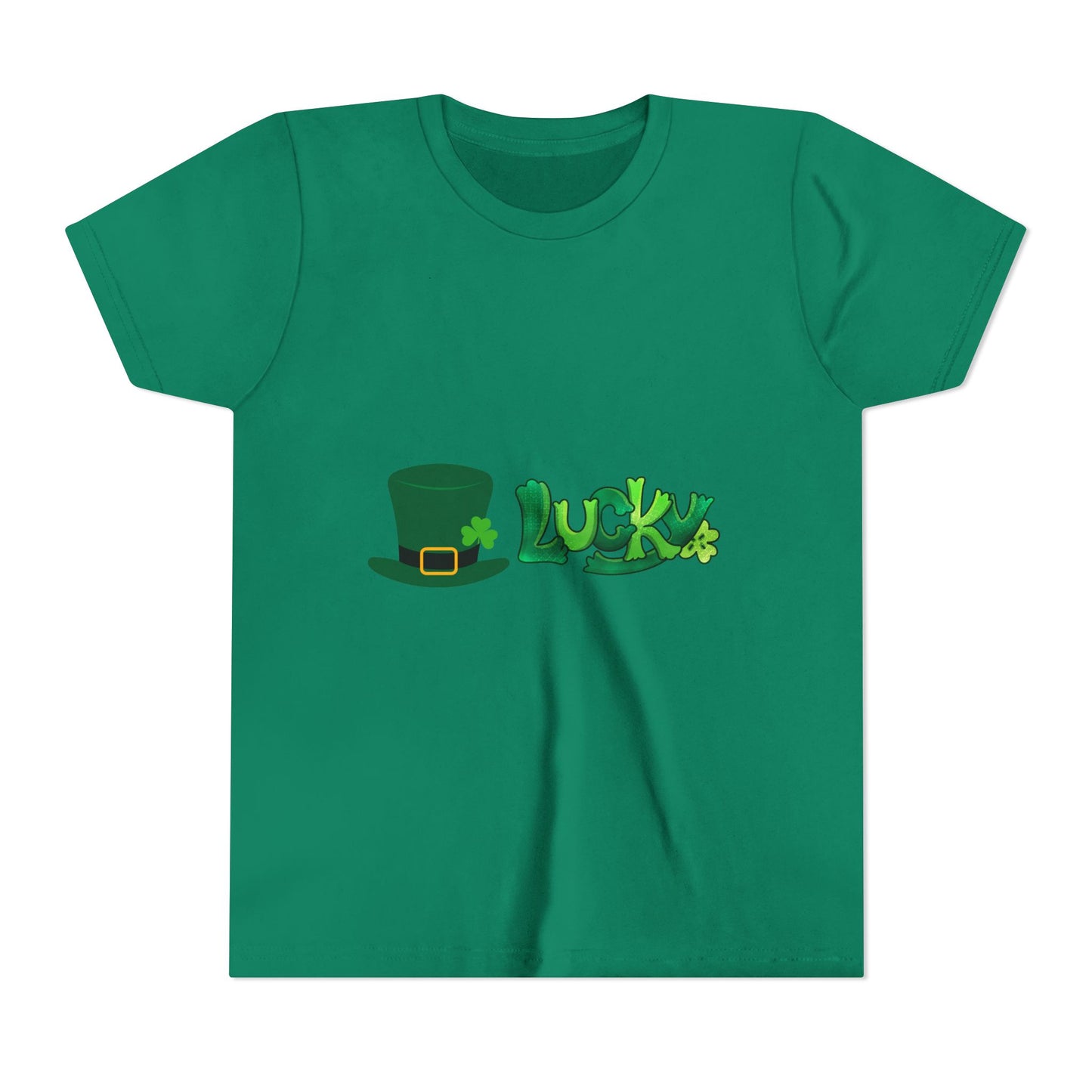 Lucky St. Patricks Day Shamrock Tee | Youth T-Shirt