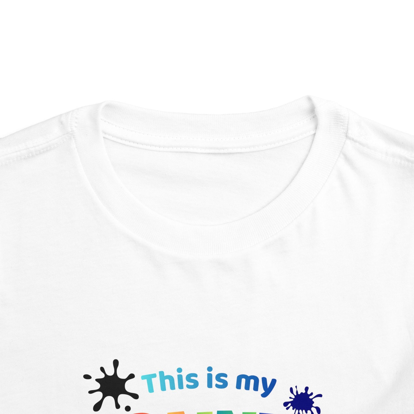 This Is My Paint Shirt Toddler Tee | Kids Painting Art Splash Shirt
