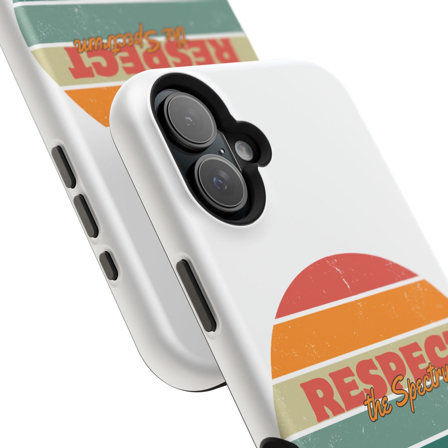 Vintage Rainbow: Respect the Spectrum - ASD Awareness Phone Case