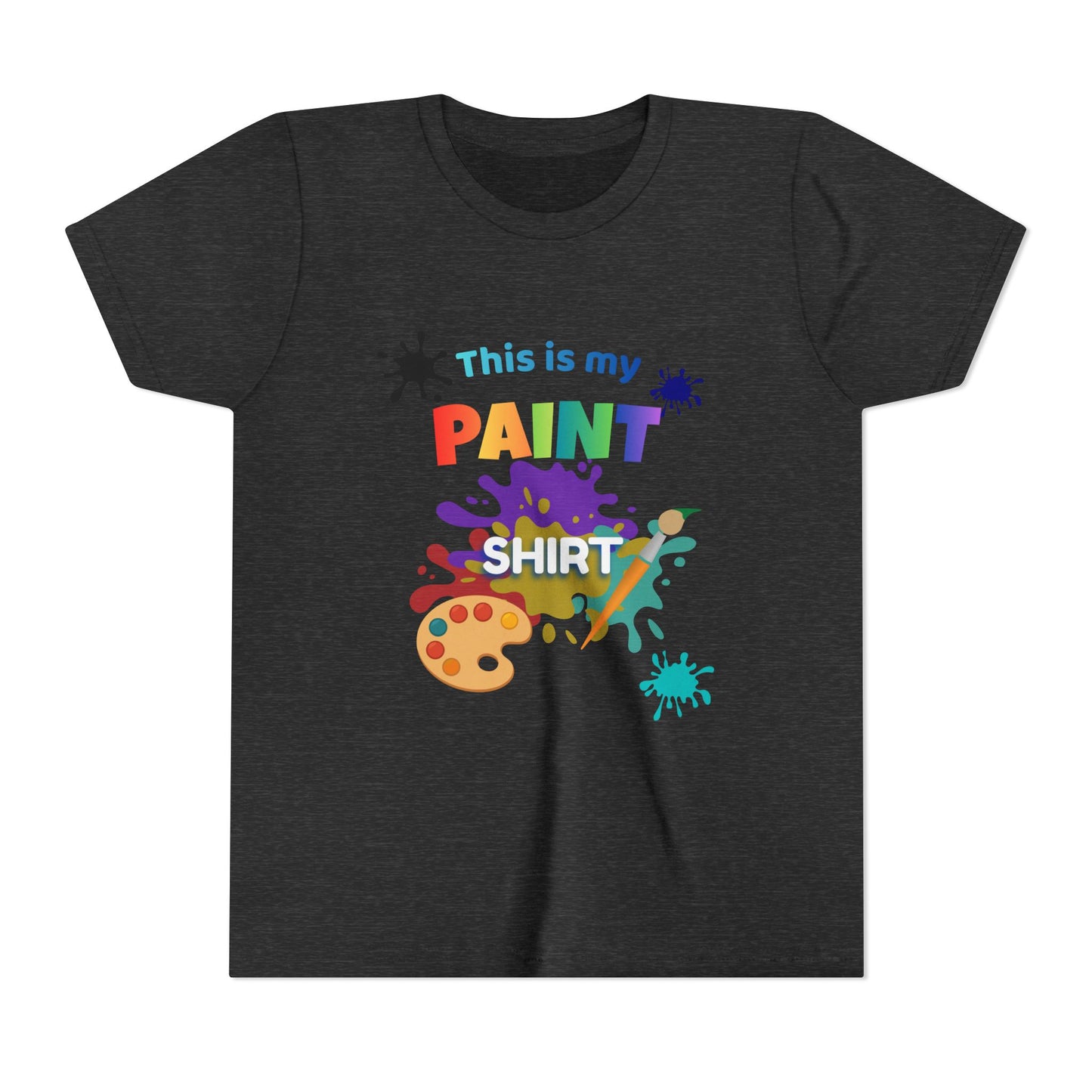 This Is My Paint Shirt Youth Tee SP | Kids Art Palette T-Shirt