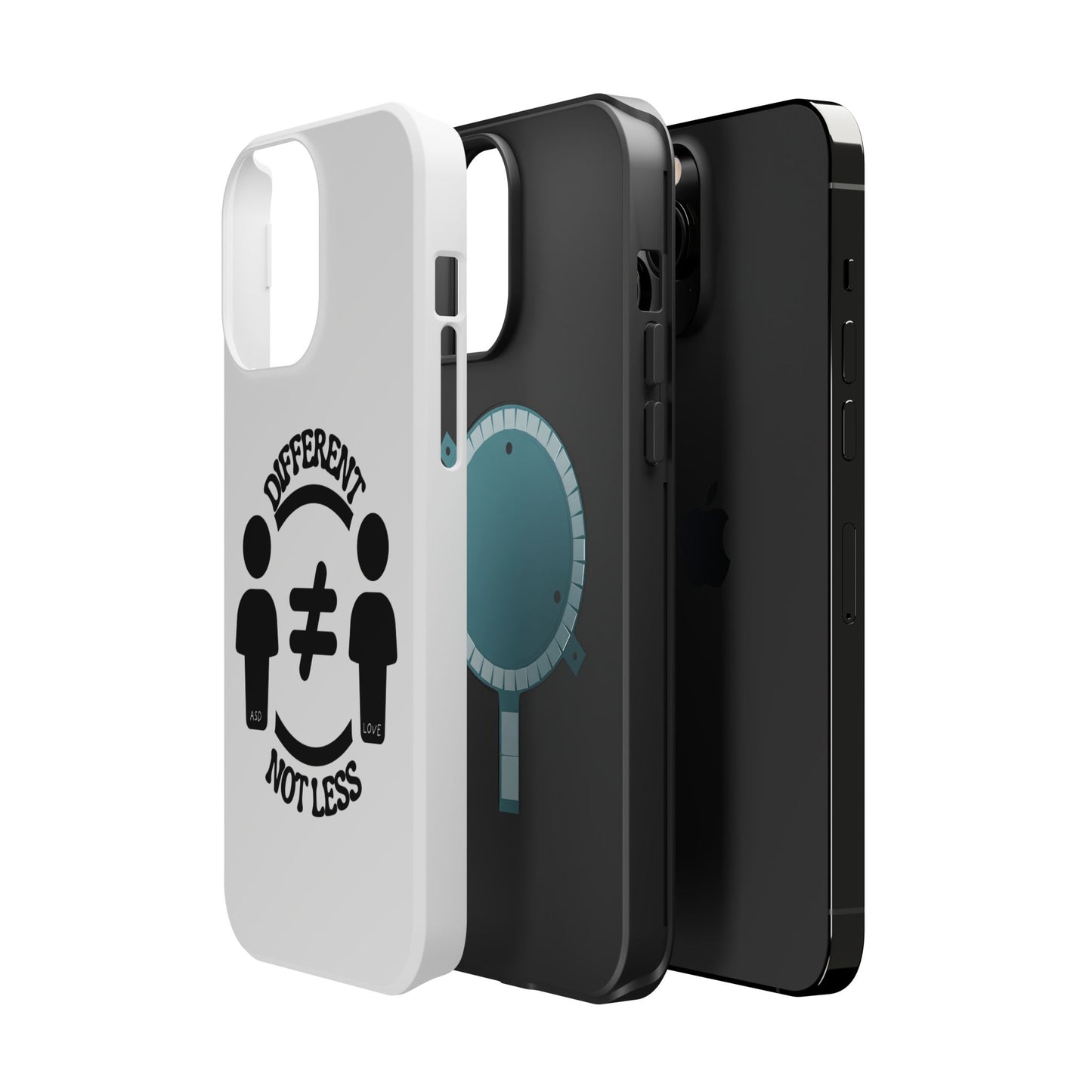 Silhouette Harmony: Different, Not Less - ASD Awareness Phone Case