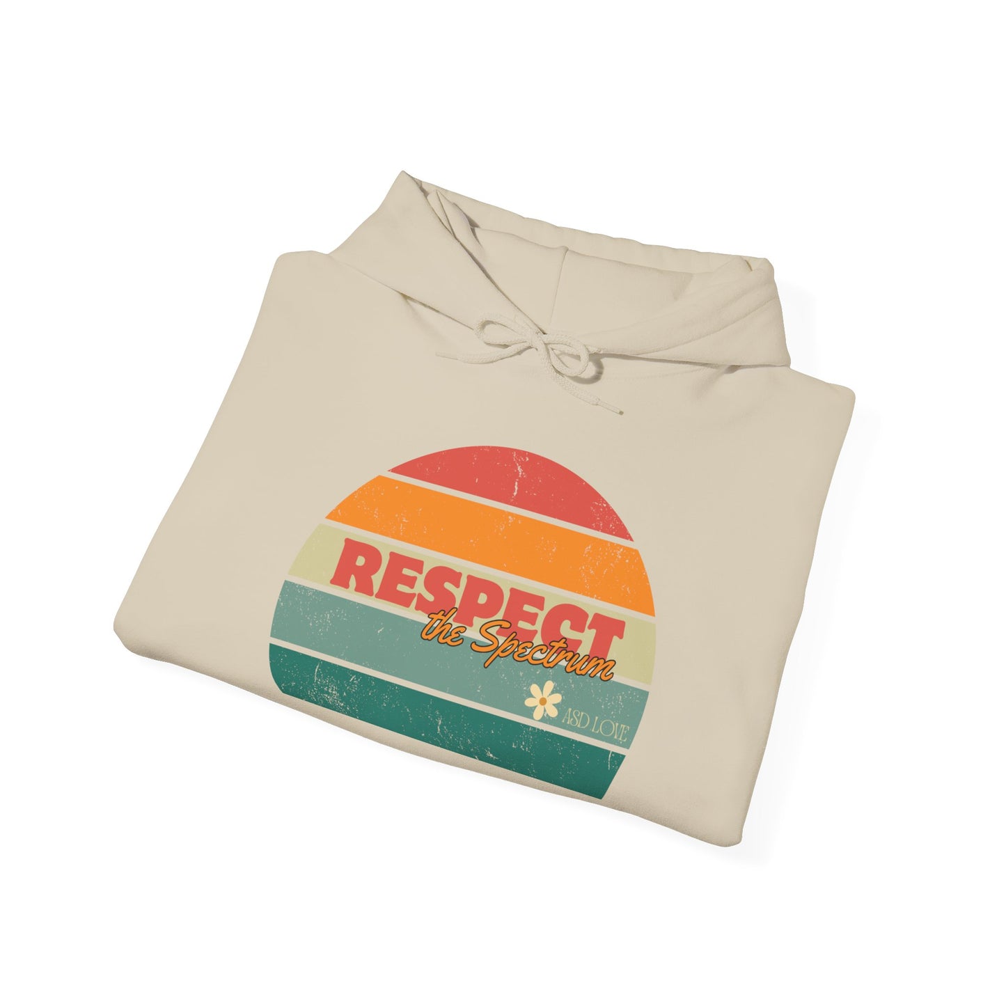 Respect the Spectrum | Hooded Sweatshirt | Autism Awareness | Diversity and Inclusivity