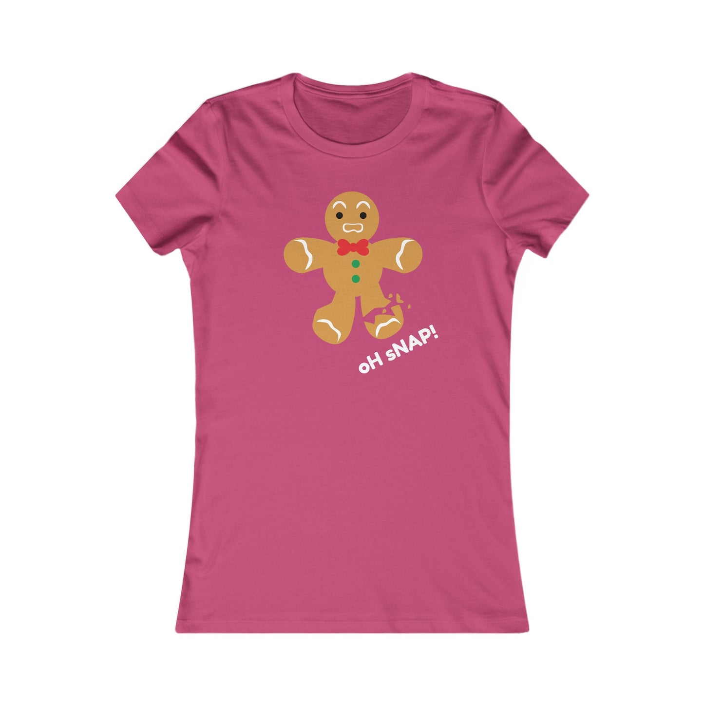 Oh Snap! Gingerbread Boy Shirt - Funny Broken Cookie Christmas Tee for Holiday Fun