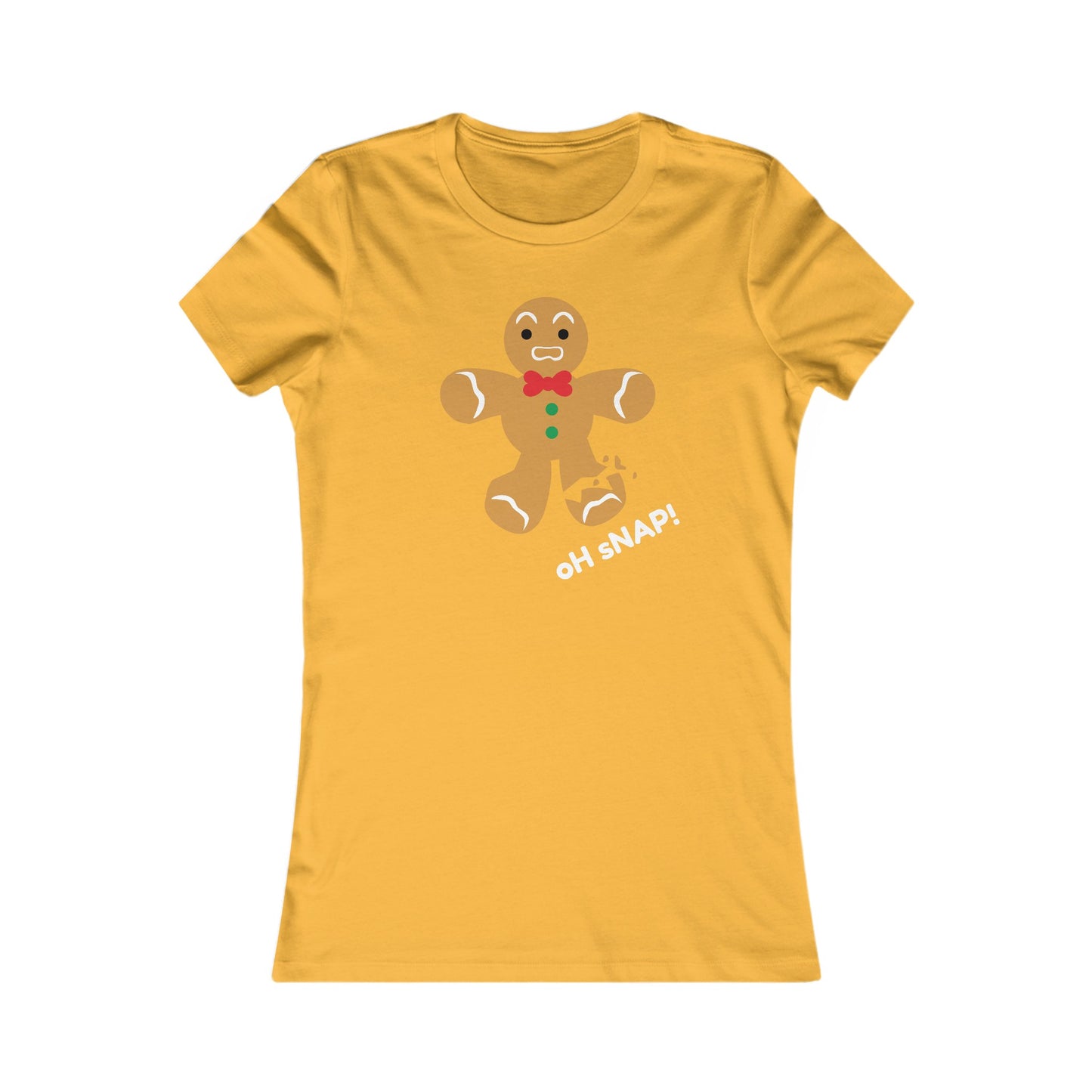 Oh Snap! Gingerbread Boy Shirt - Funny Broken Cookie Christmas Tee for Holiday Fun