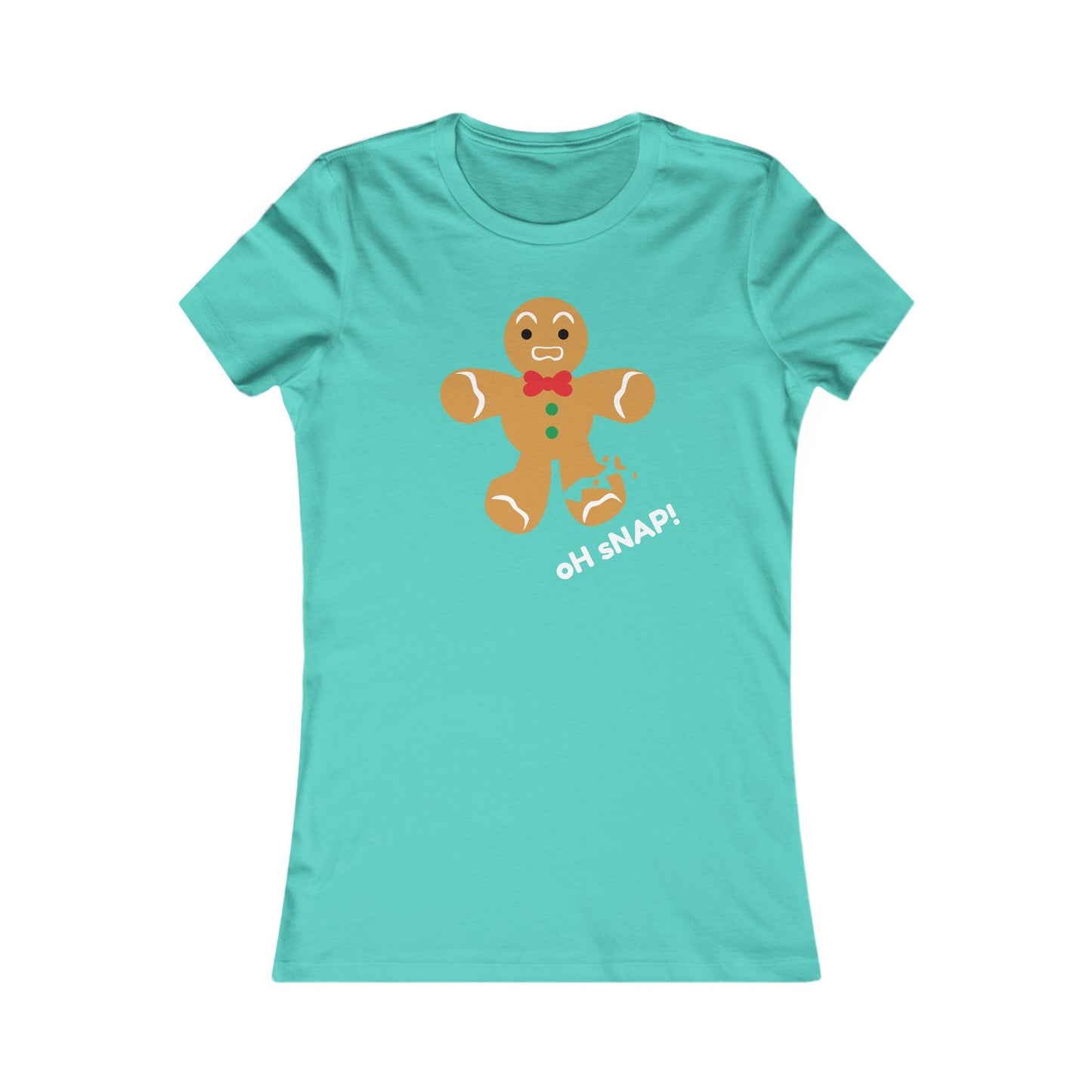 Oh Snap! Gingerbread Boy Shirt - Funny Broken Cookie Christmas Tee for Holiday Fun