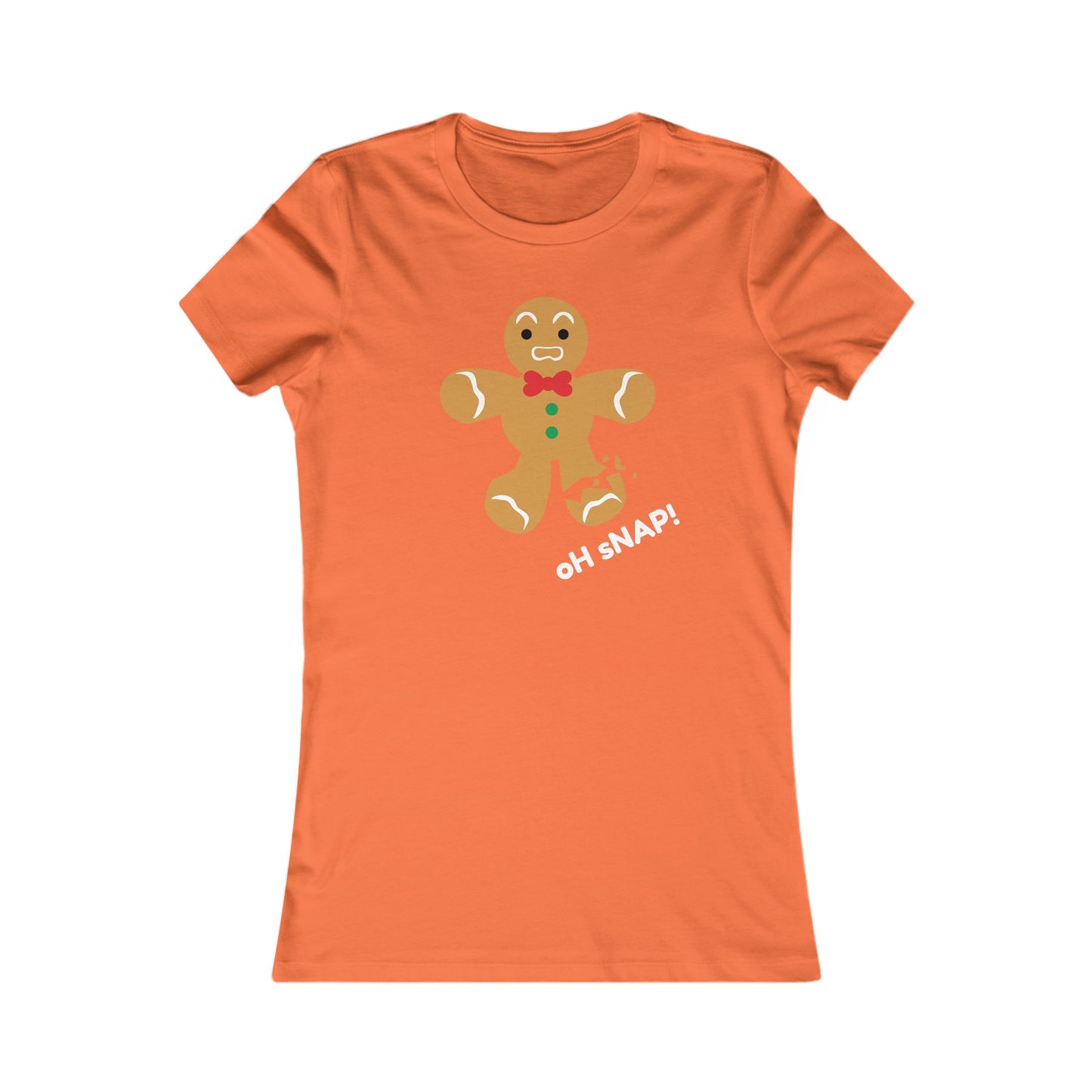 Oh Snap! Gingerbread Boy Shirt - Funny Broken Cookie Christmas Tee for Holiday Fun