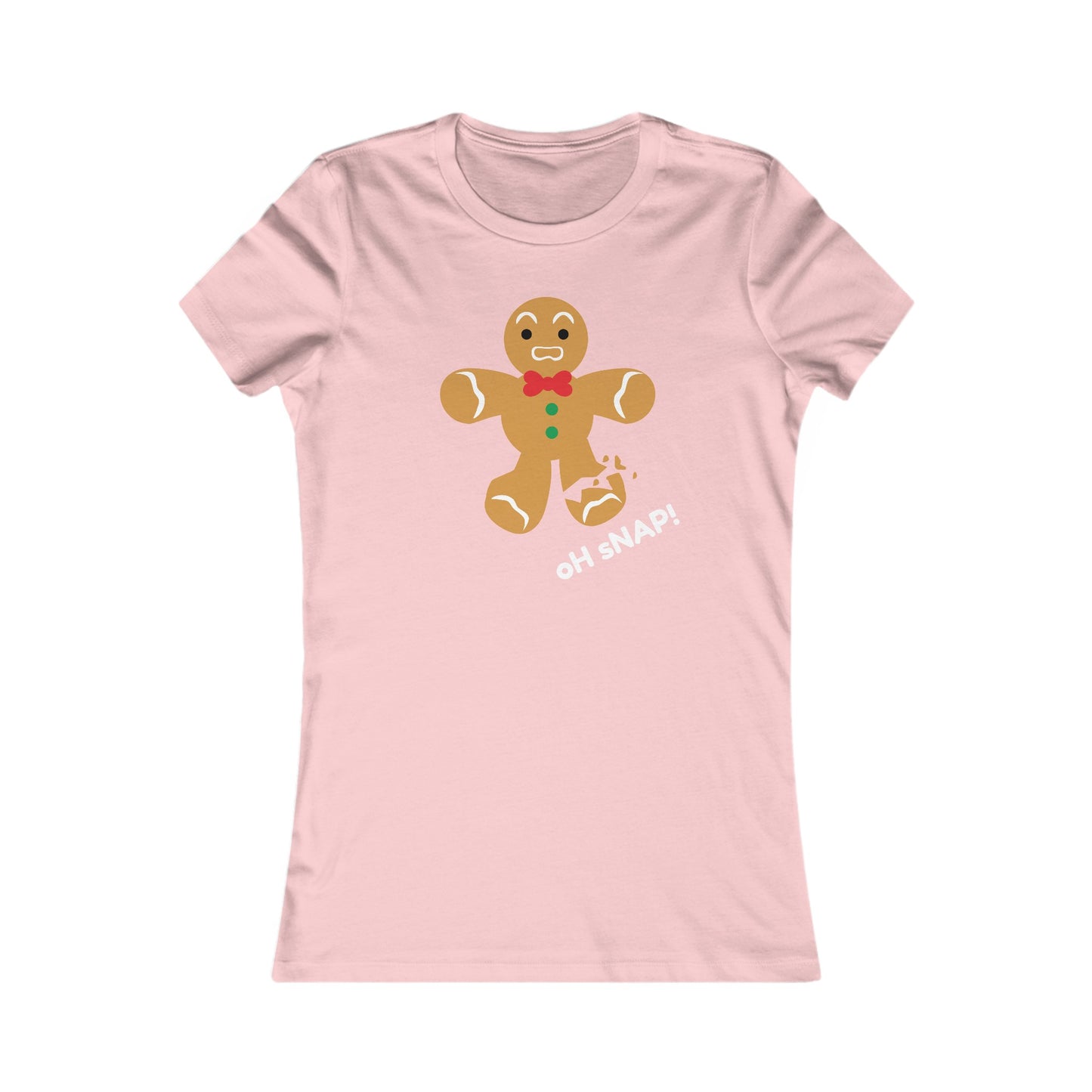 Oh Snap! Gingerbread Boy Shirt - Funny Broken Cookie Christmas Tee for Holiday Fun