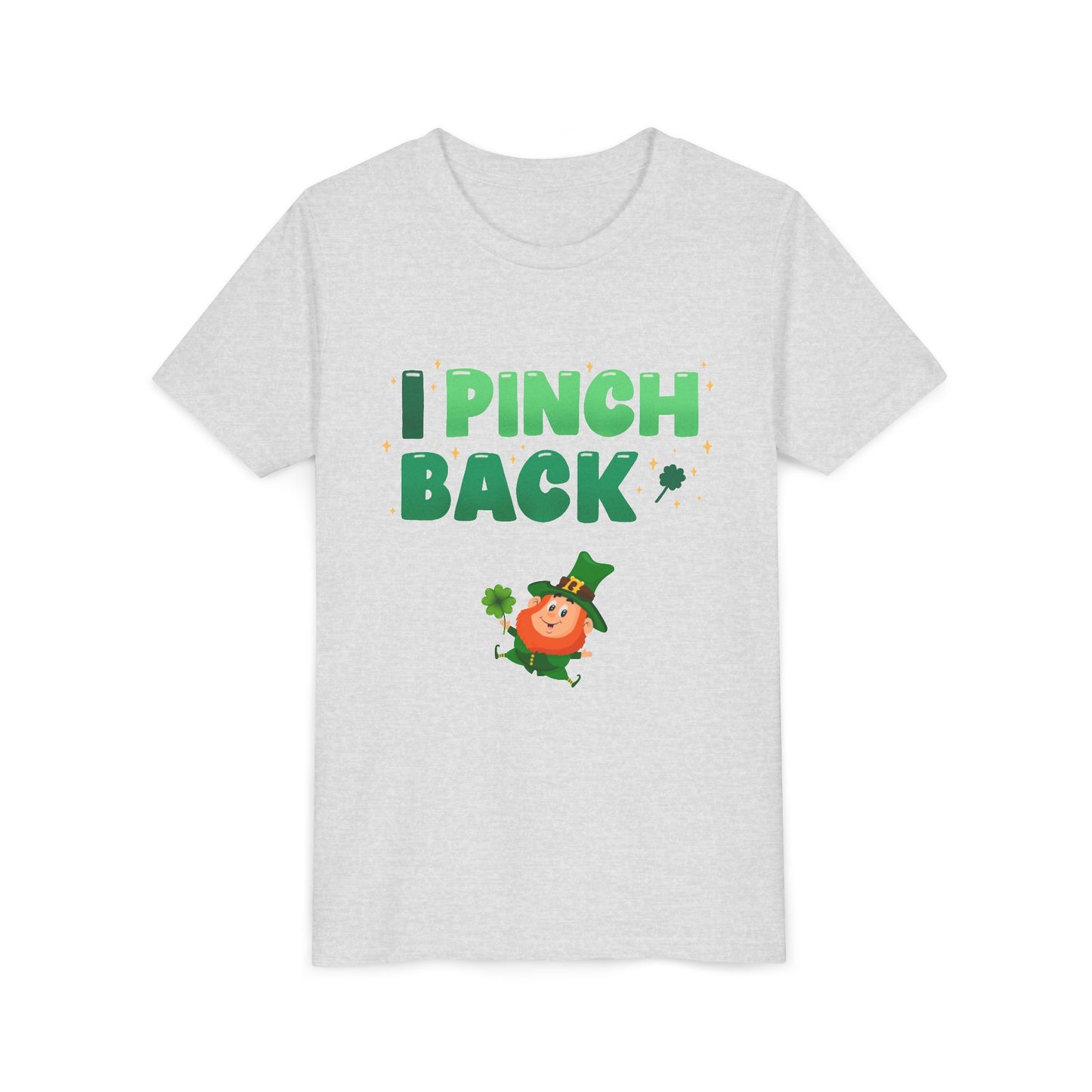 I Pinch Back Leprechaun Kids T-Shirt | St. Patrick's Day Shamrock Tee