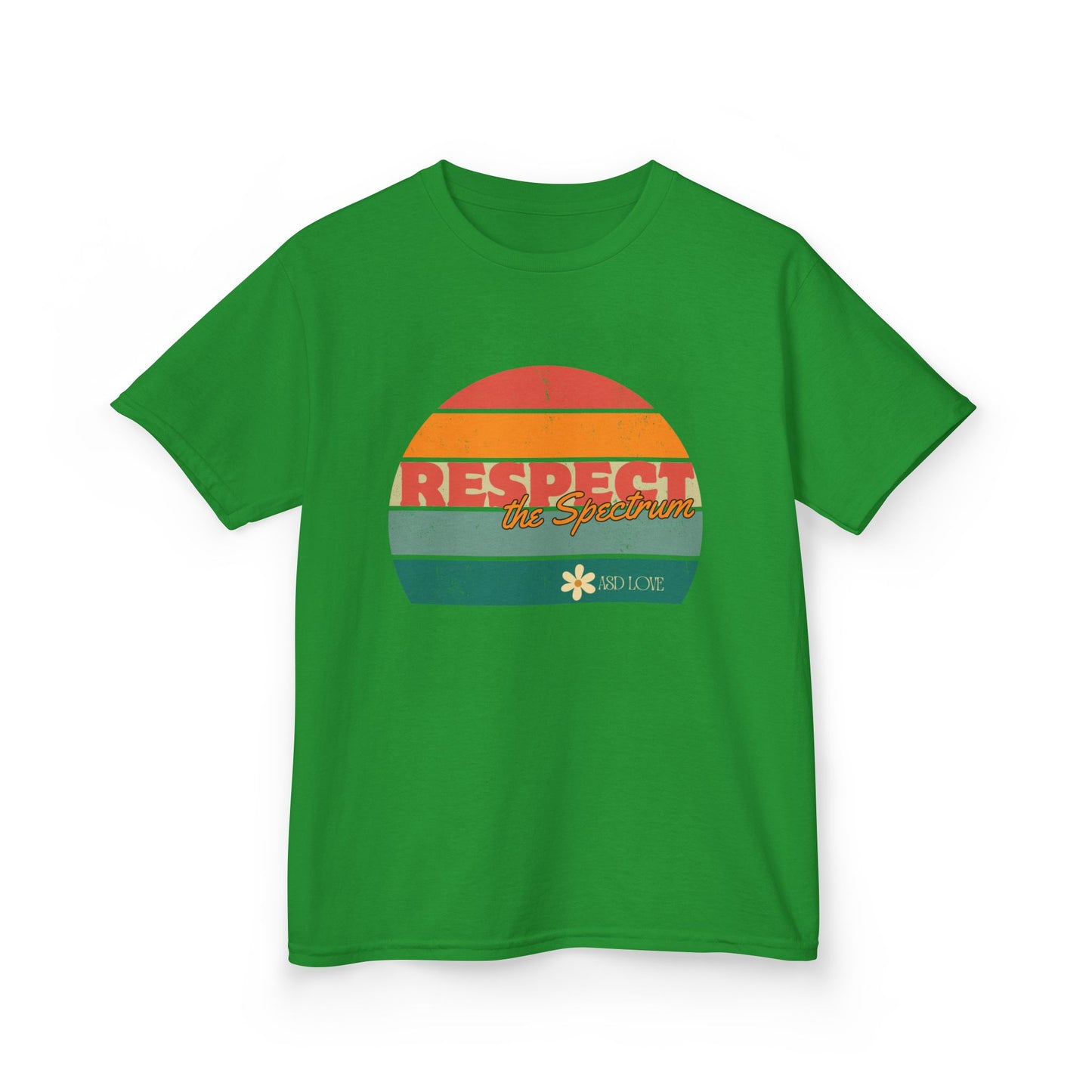Respect the Spectrum - Rainbow Autism Awarness Kids Tee
