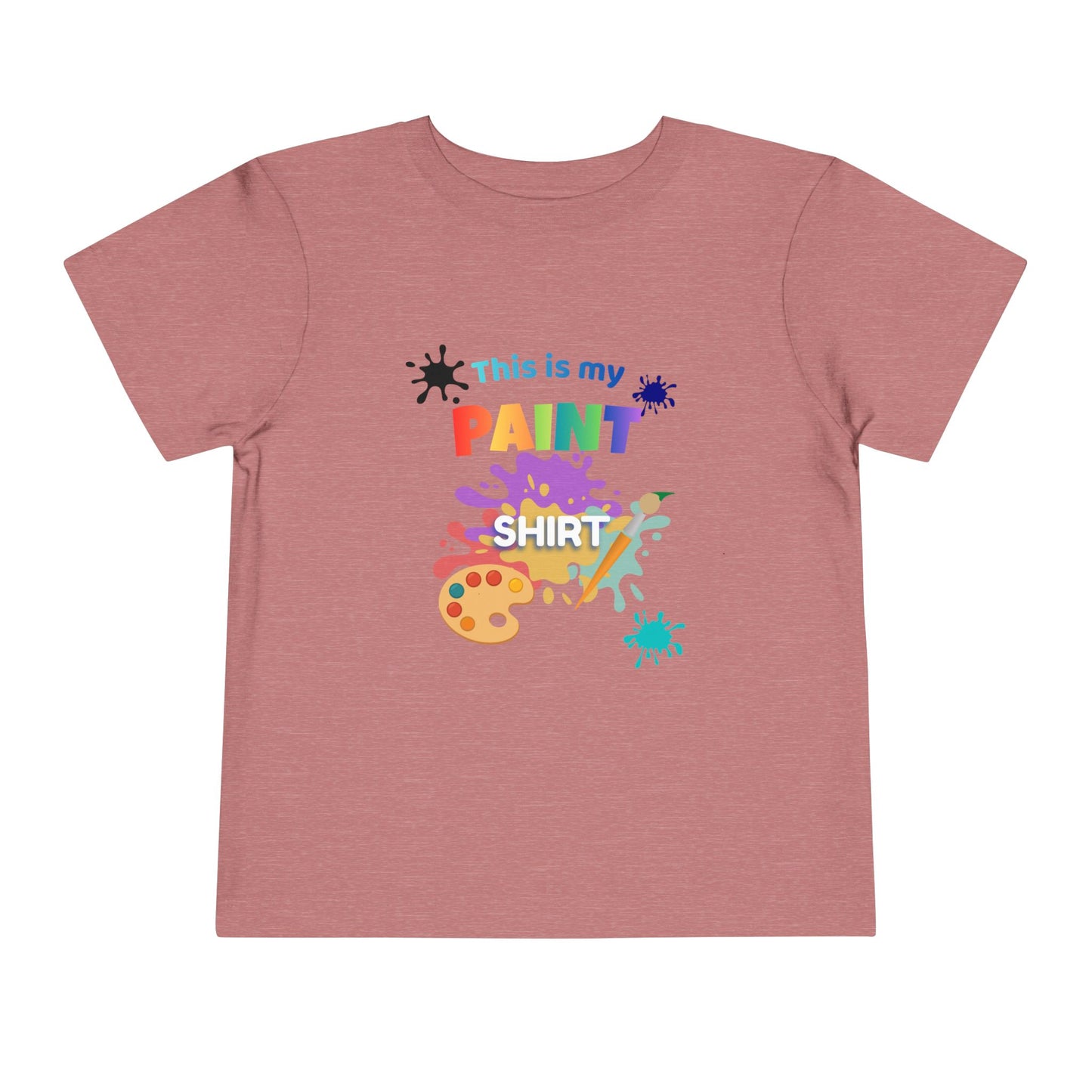 This Is My Paint Shirt Toddler Tee | Kids Painting Art Splash Shirt