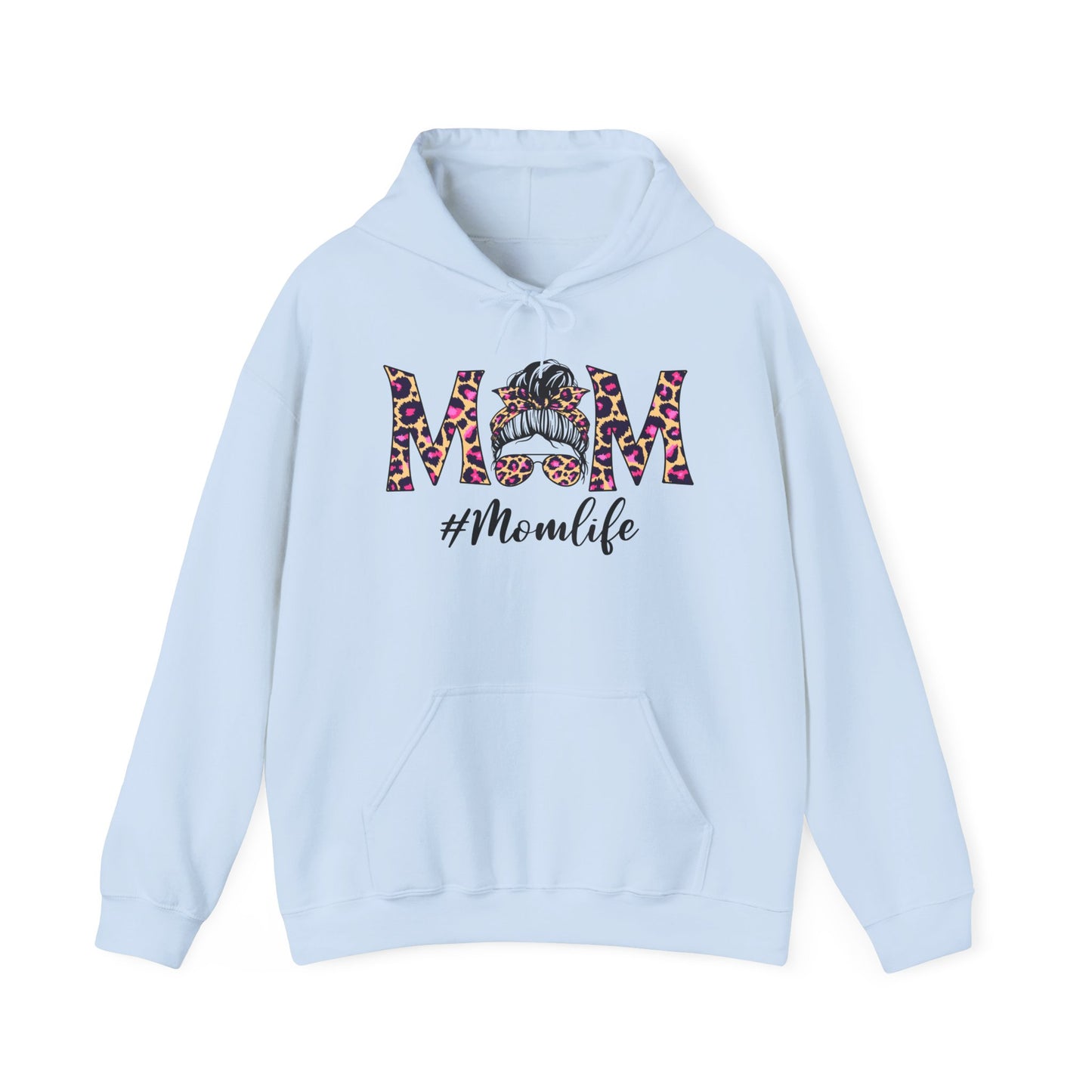 Leopard Print Mom Life Hoodie - Fierce & Fabulous | Mom Life Hoodie, Cozy Sweatshirt for Mothers, Unique Mothers Day Gift, Cute Mom Apparel
