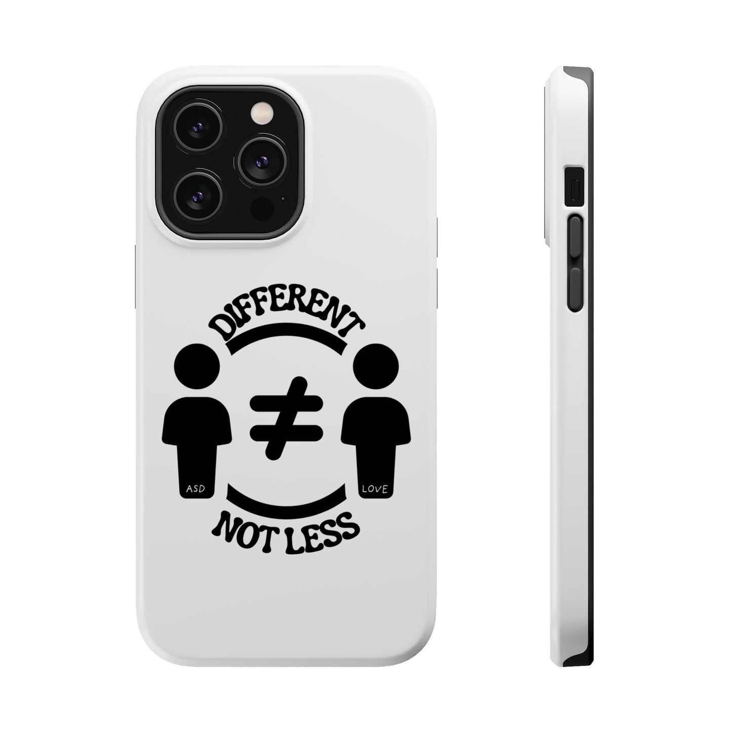 Silhouette Harmony: Different, Not Less - ASD Awareness Phone Case