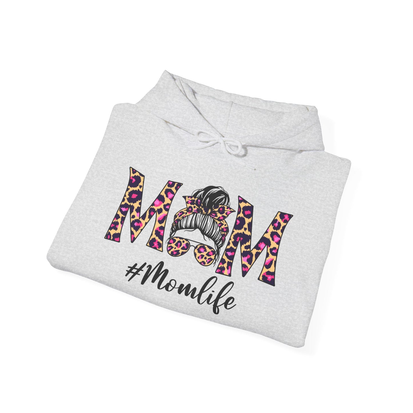 Leopard Print Mom Life Hoodie - Fierce & Fabulous | Mom Life Hoodie, Cozy Sweatshirt for Mothers, Unique Mothers Day Gift, Cute Mom Apparel