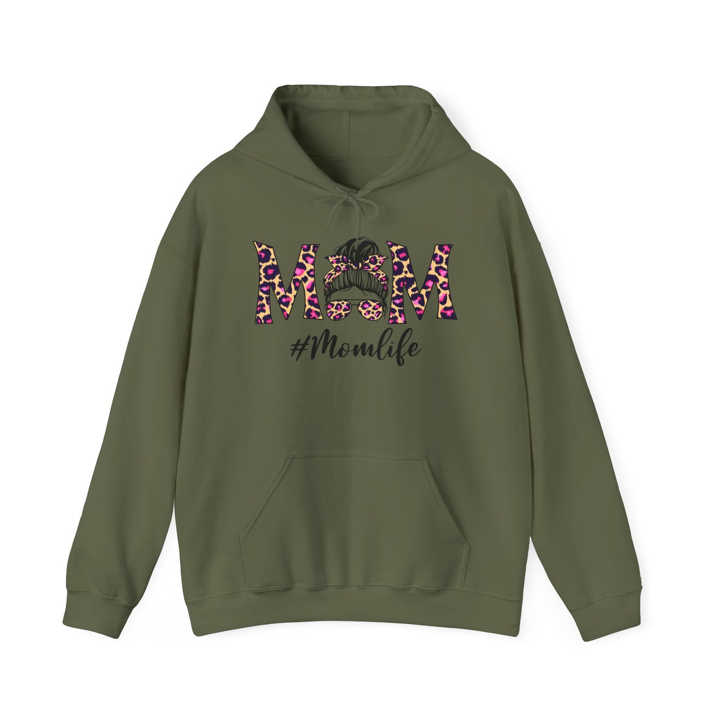 Leopard Print Mom Life Hoodie - Fierce & Fabulous | Mom Life Hoodie, Cozy Sweatshirt for Mothers, Unique Mothers Day Gift, Cute Mom Apparel