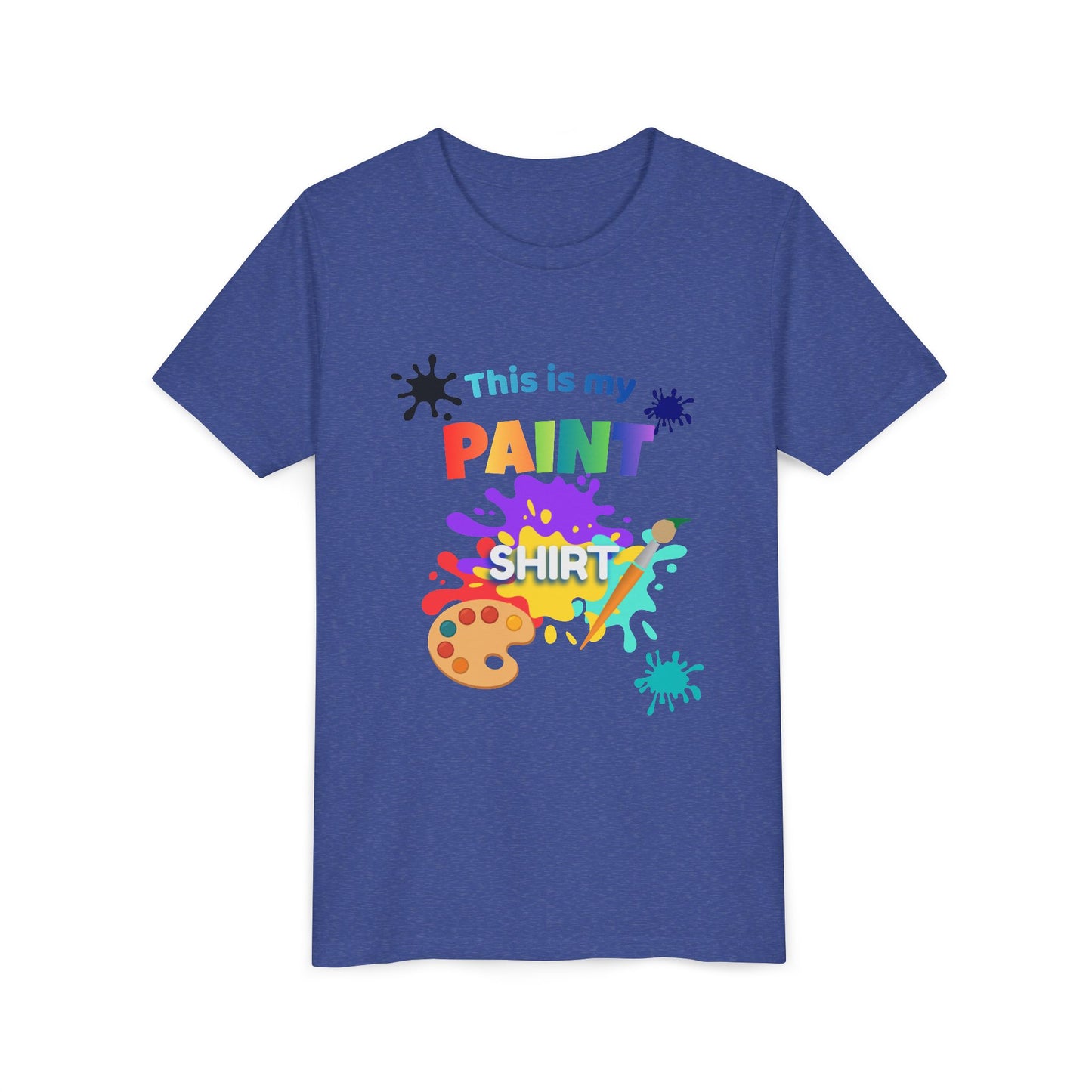 This Is My Paint Shirt Youth Tee SP | Kids Art Palette T-Shirt