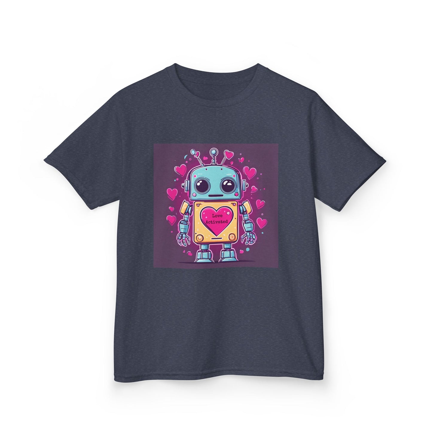 Love Activated - Robot Valentine's Kids' Tee