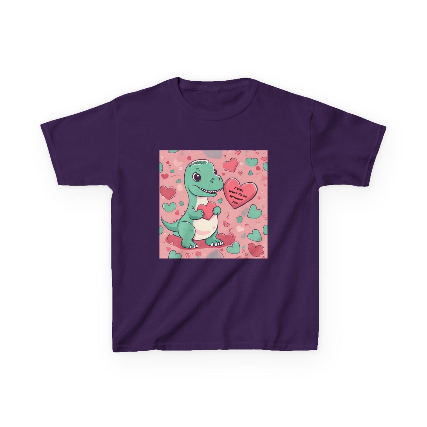 I Dino What I'd Do Without You - Baby Dino Valentine's Kids tee