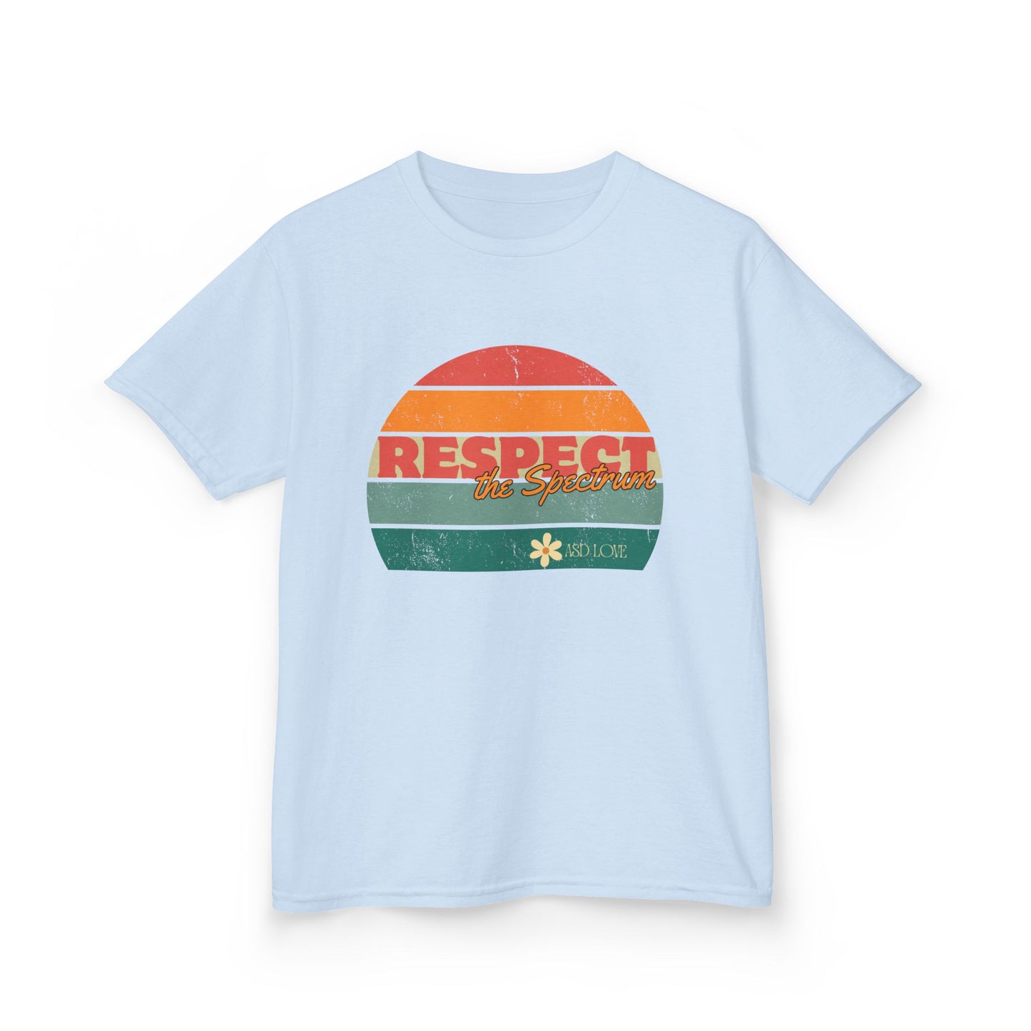 Respect the Spectrum - Rainbow Autism Awarness Kids Tee