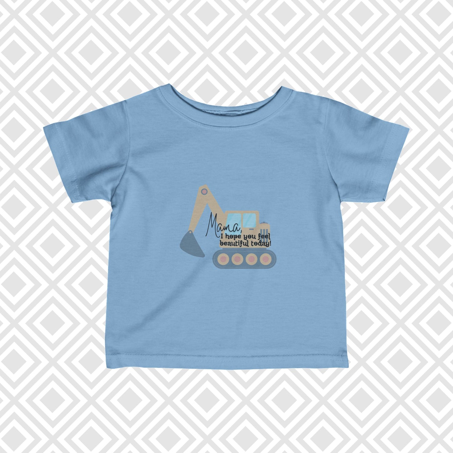 Mama, I Hope You Feel Beautiful Today - Toddler T-Shirt | Soft & Durable Kids Tee | Inspirational Clothing | Uplifting Motherhood - Tractor