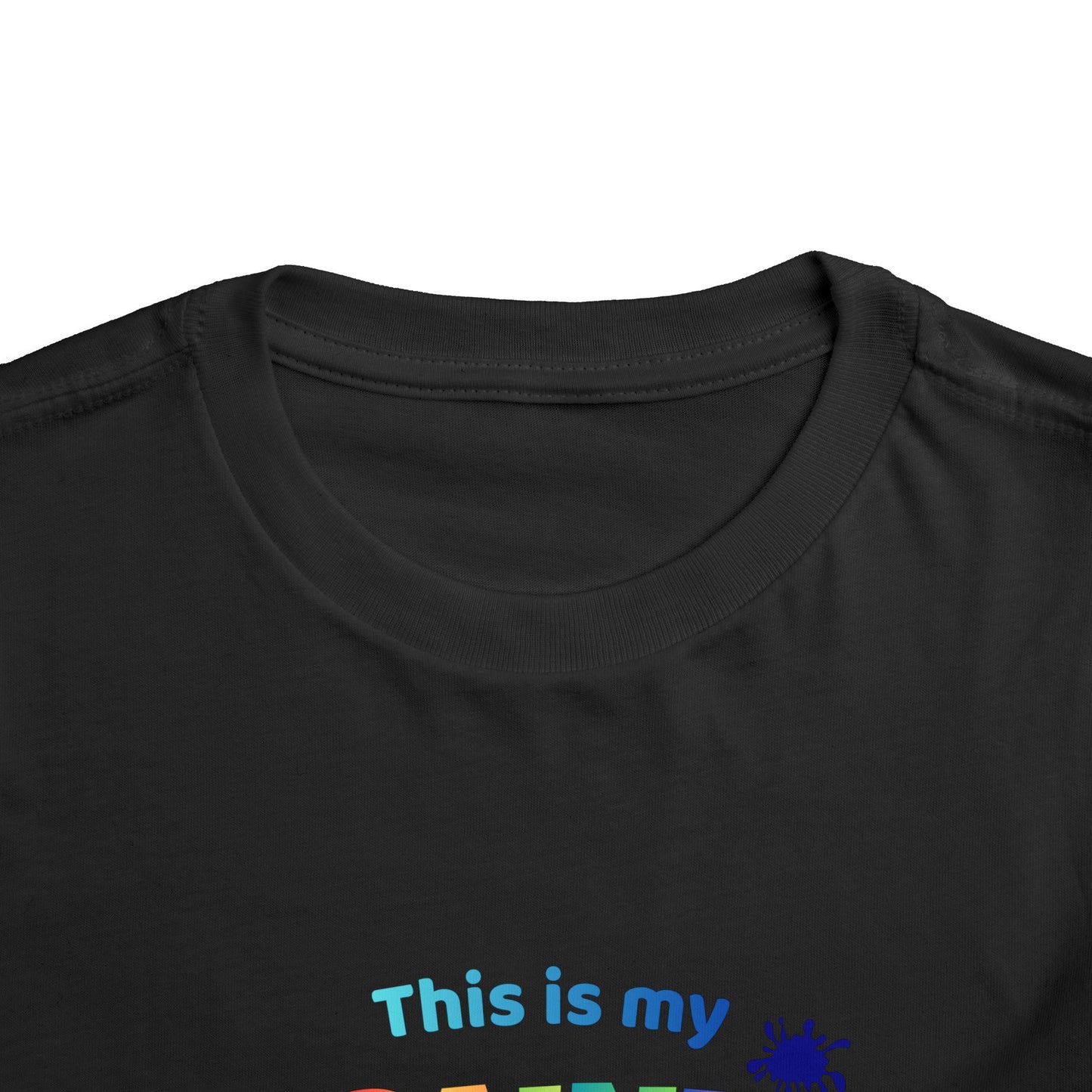 This Is My Paint Shirt Toddler Tee | Kids Painting Art Splash Shirt