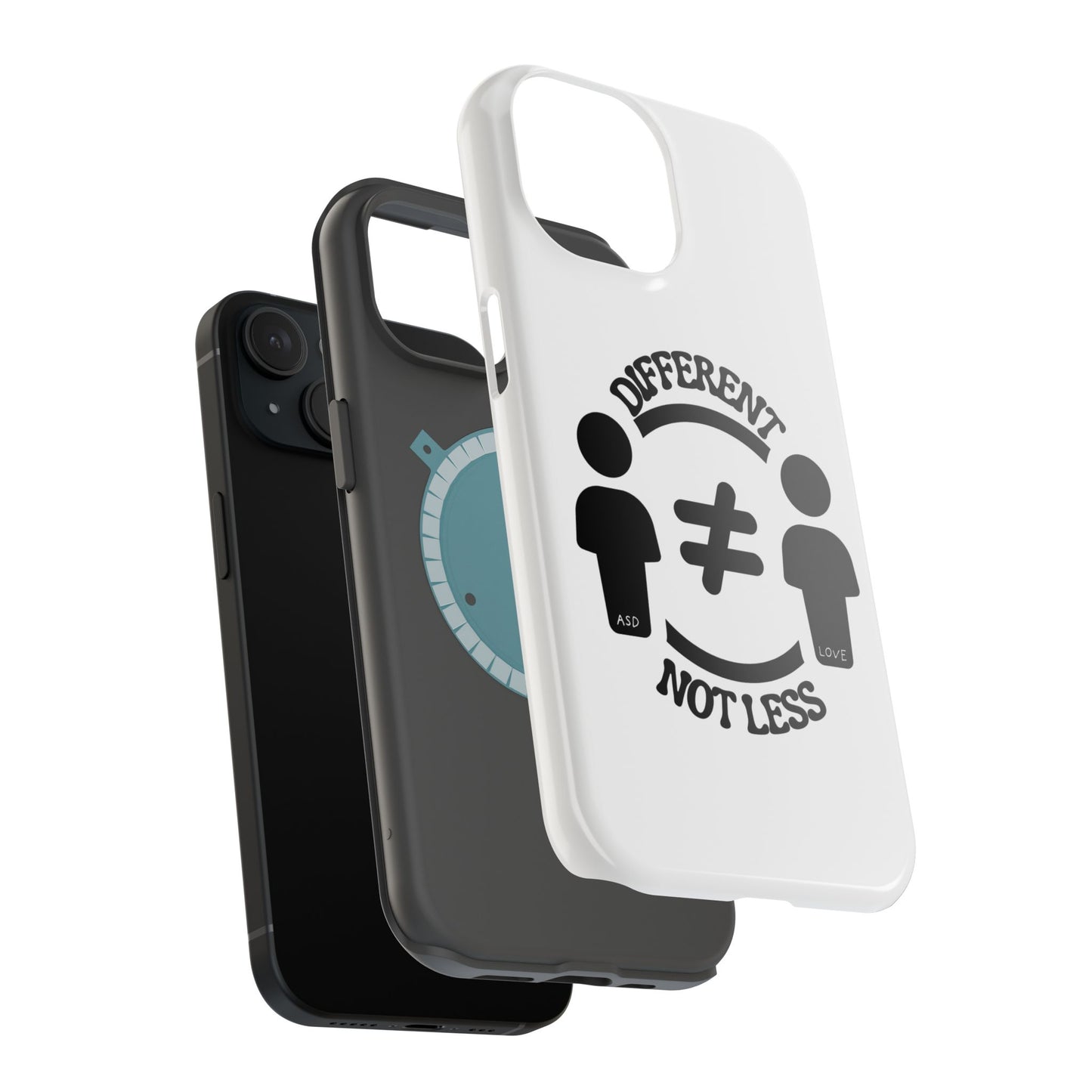 Silhouette Harmony: Different, Not Less - ASD Awareness Phone Case