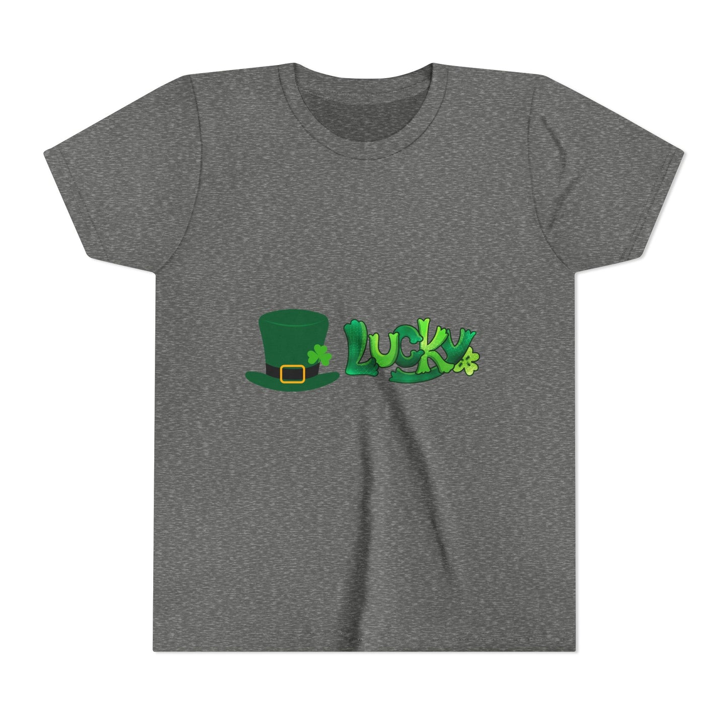 Lucky St. Patricks Day Shamrock Tee | Youth T-Shirt