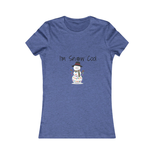 I'm Snow Cool Winter Shirt - Fun Snowman Holiday Tee